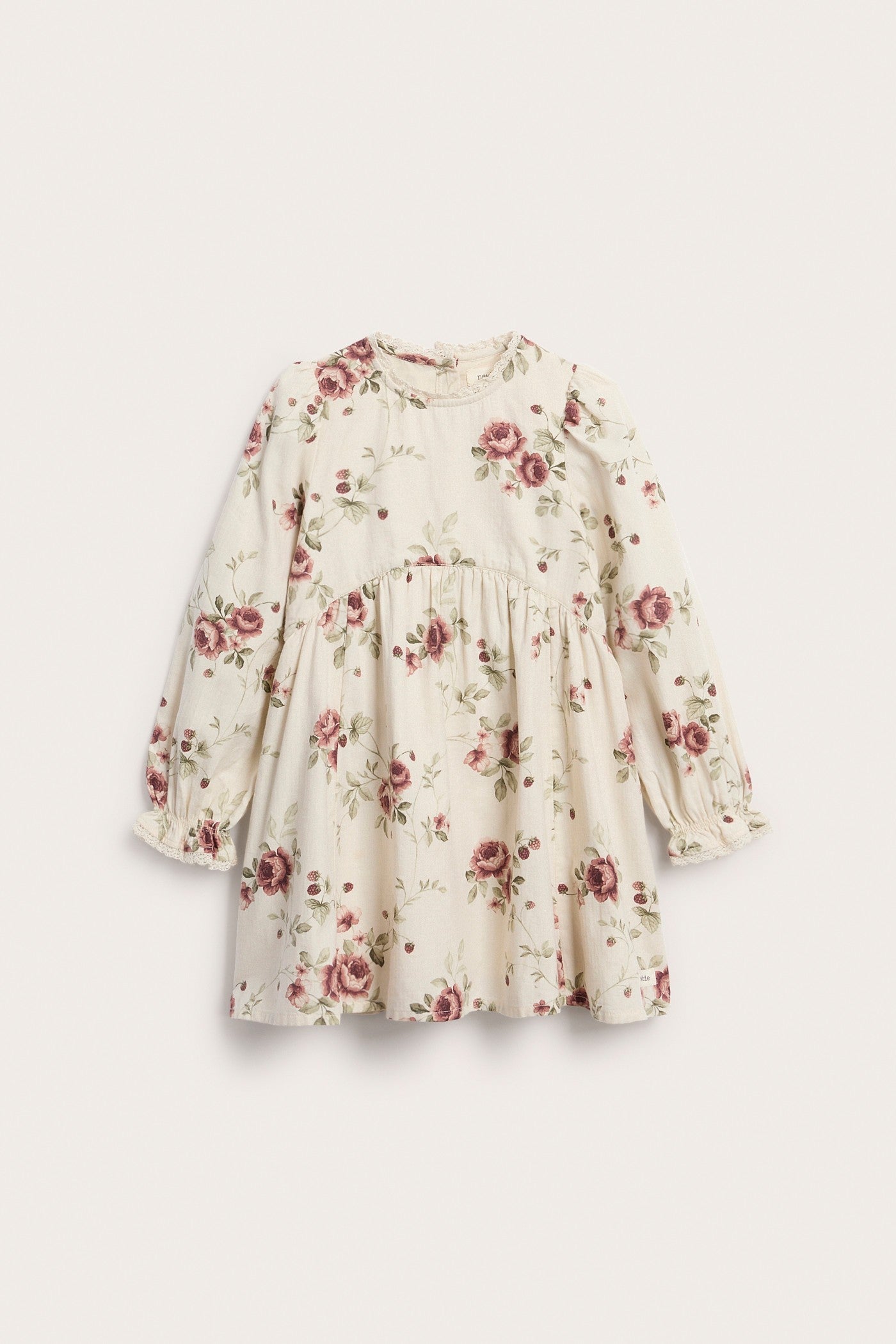 Kids floral dress with lace