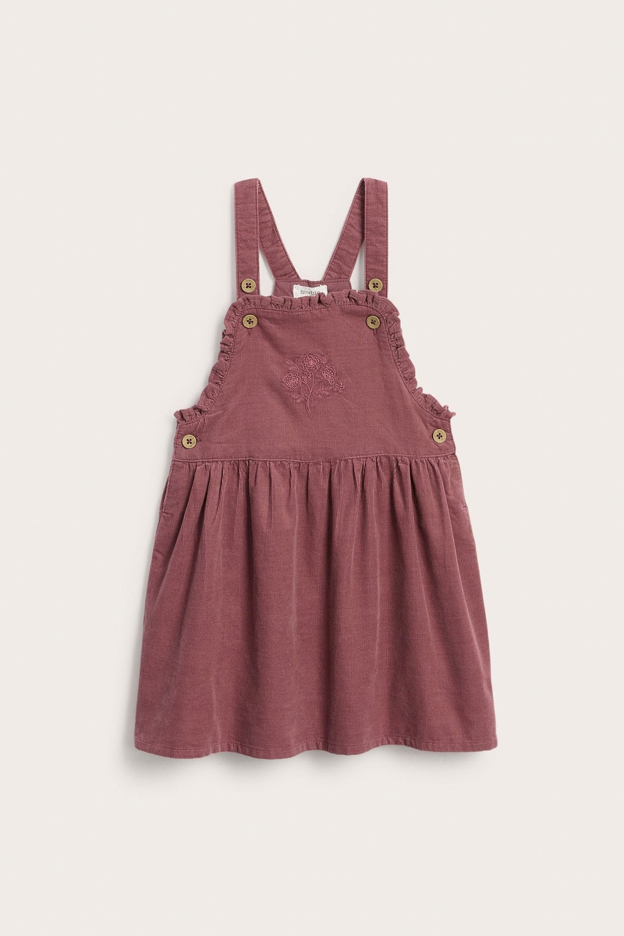 Kids corduroy pinafore dress