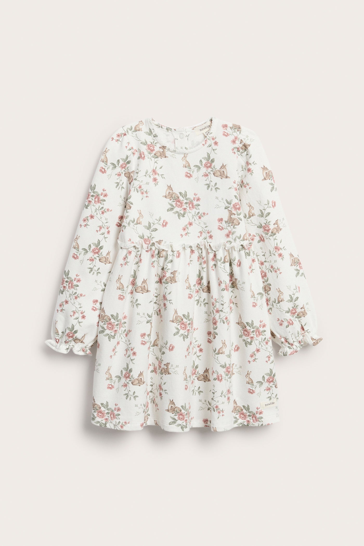 Kids floral jersey dress