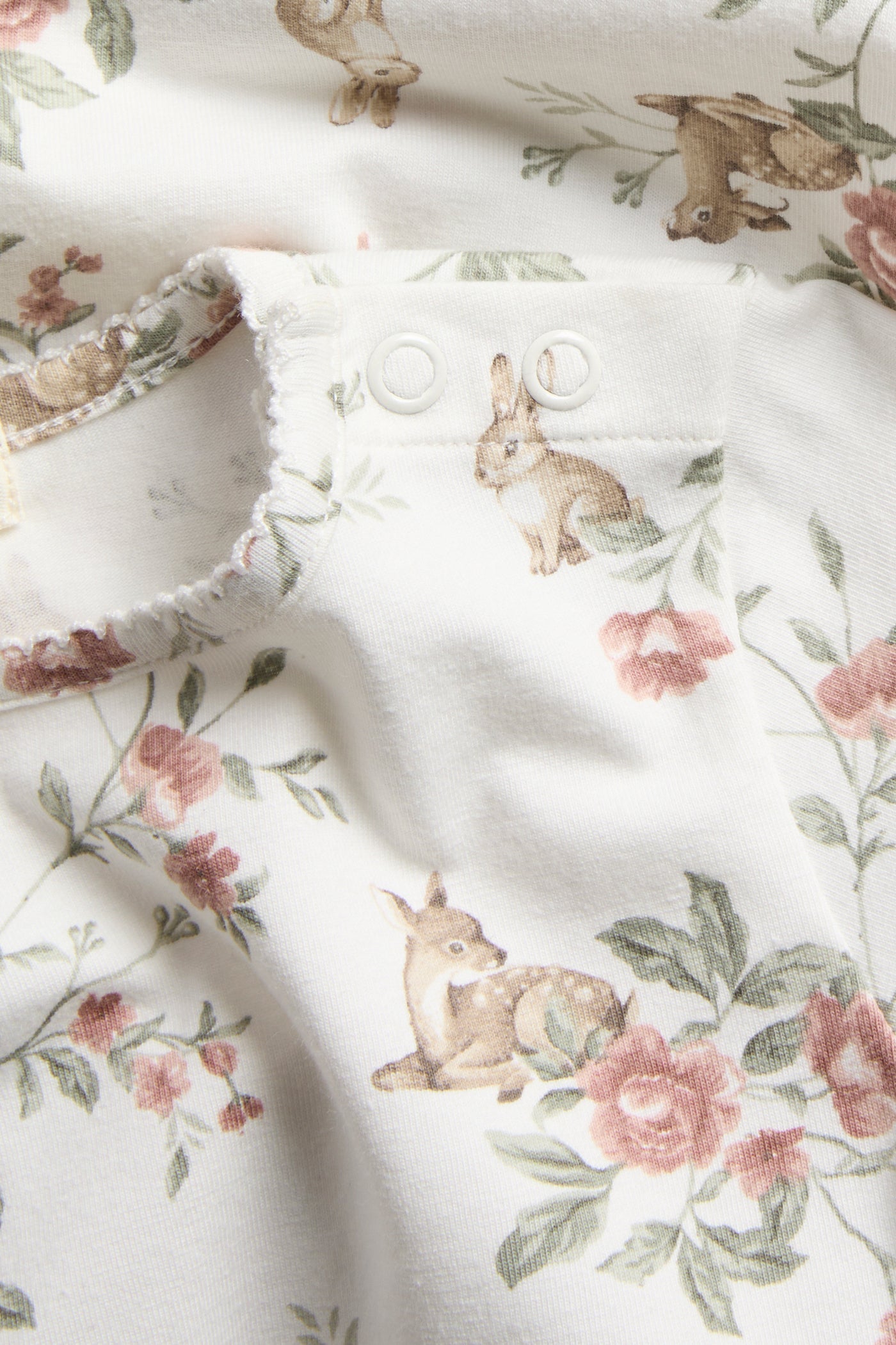 Baby floral long sleeve bodysuit