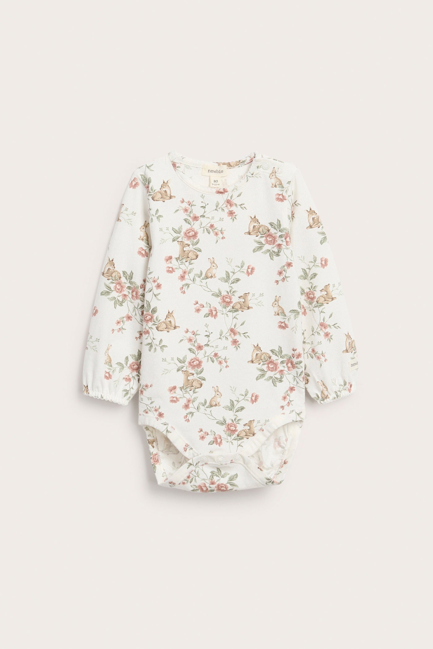 Baby floral long sleeve bodysuit