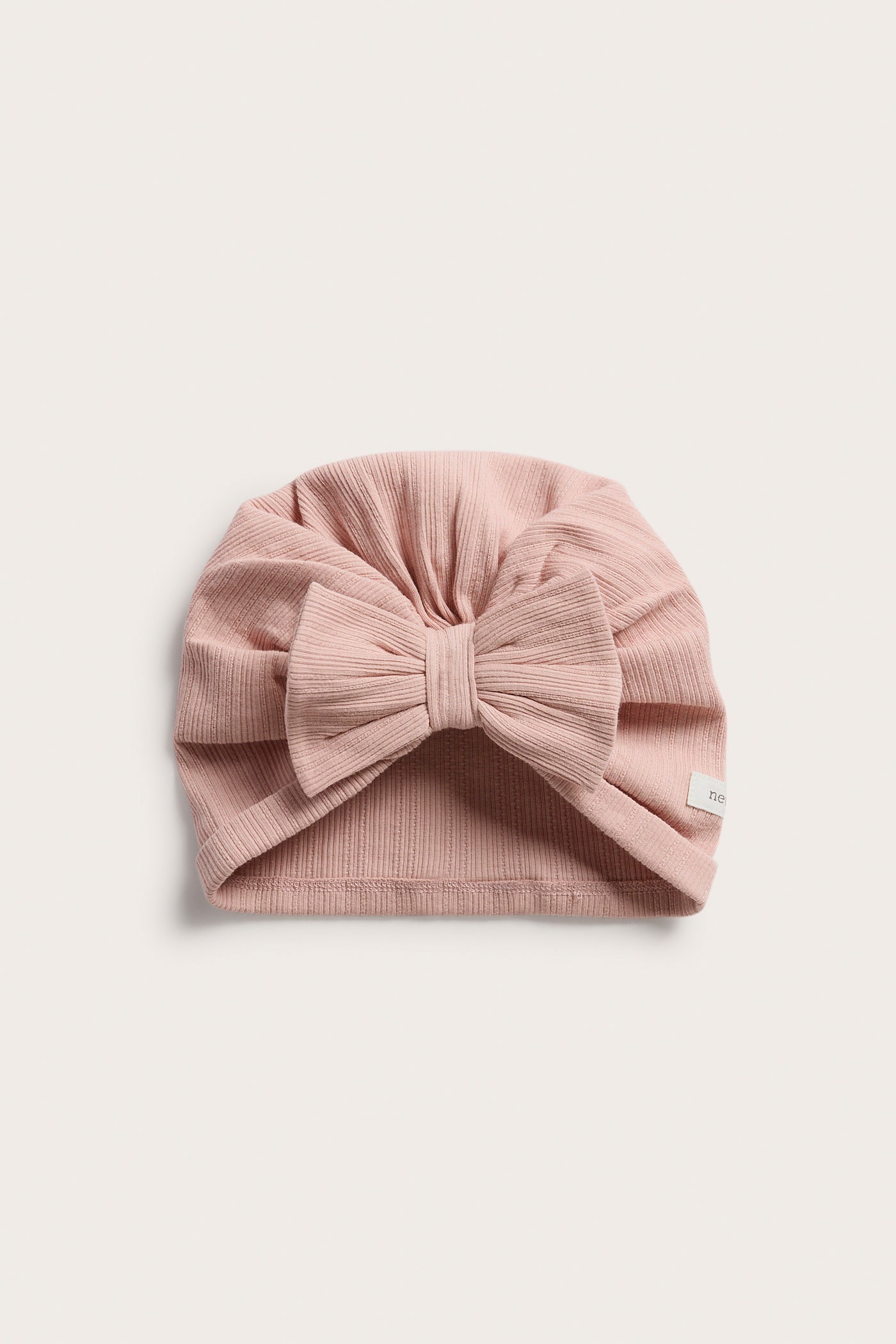 Baby & kids pink turban hat with bow