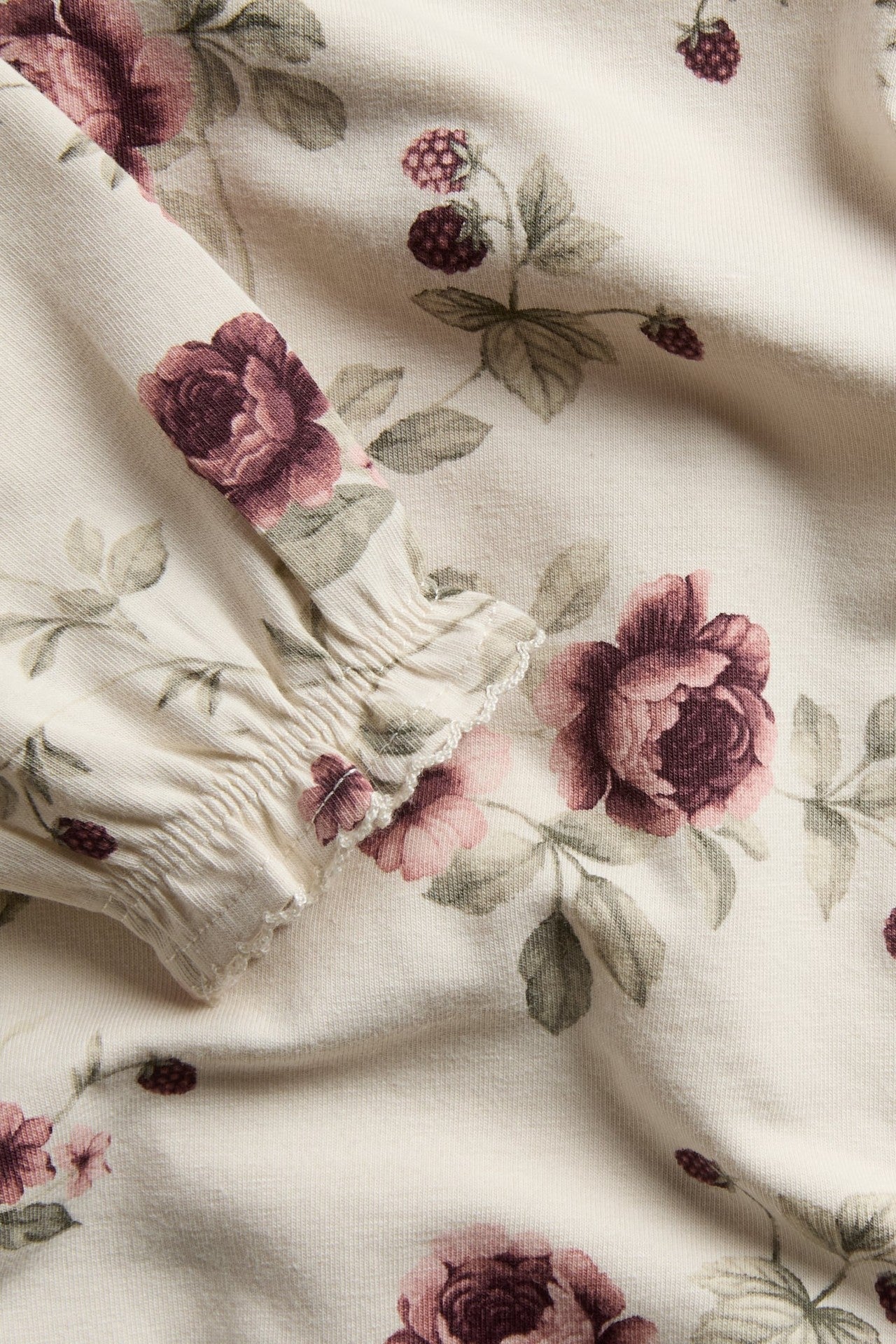 Baby long sleeve floral body