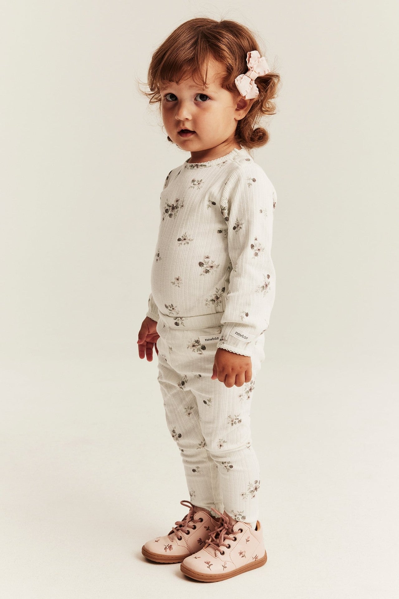 Baby Leggings with floral berries