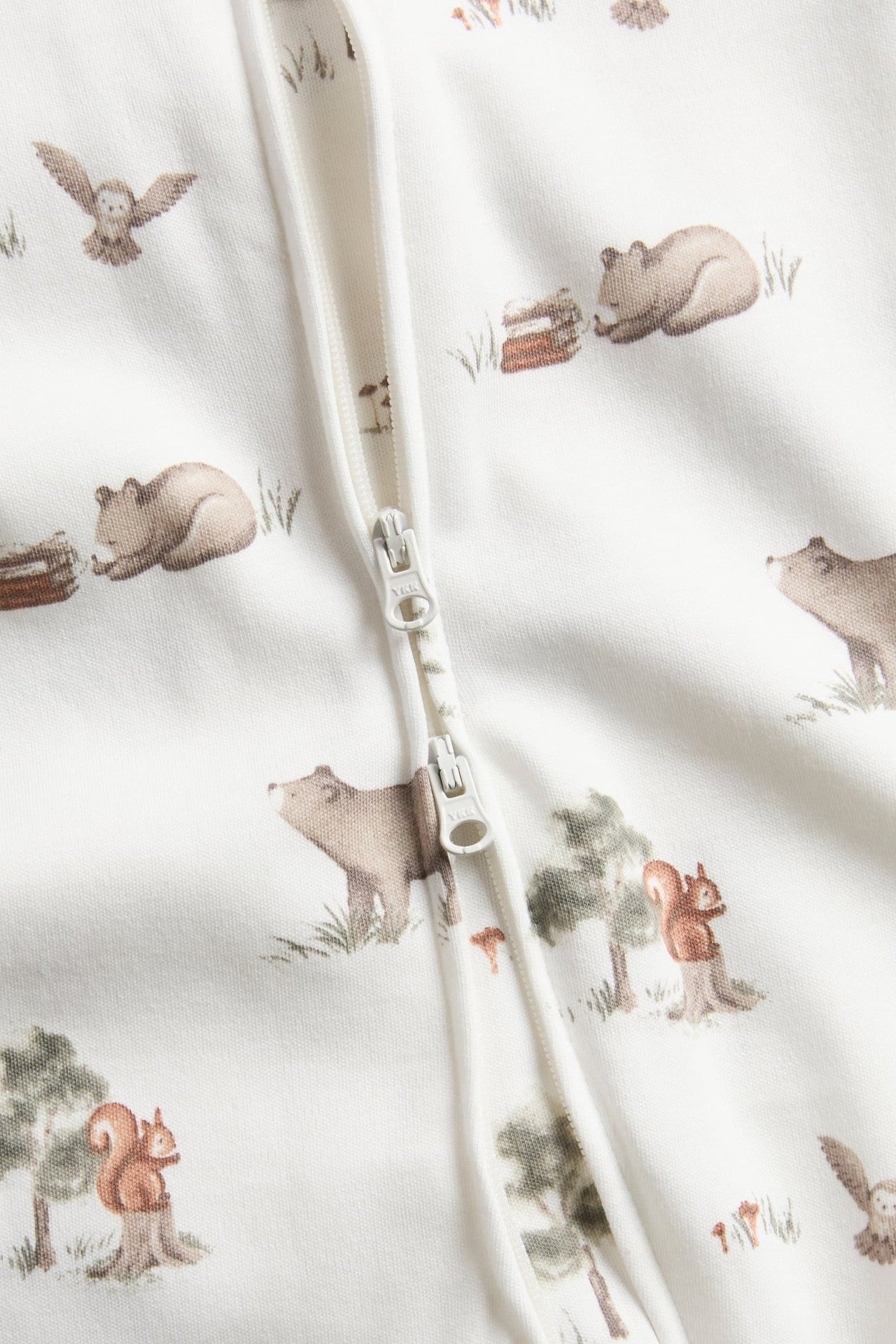 Baby pyjamas with forest animals