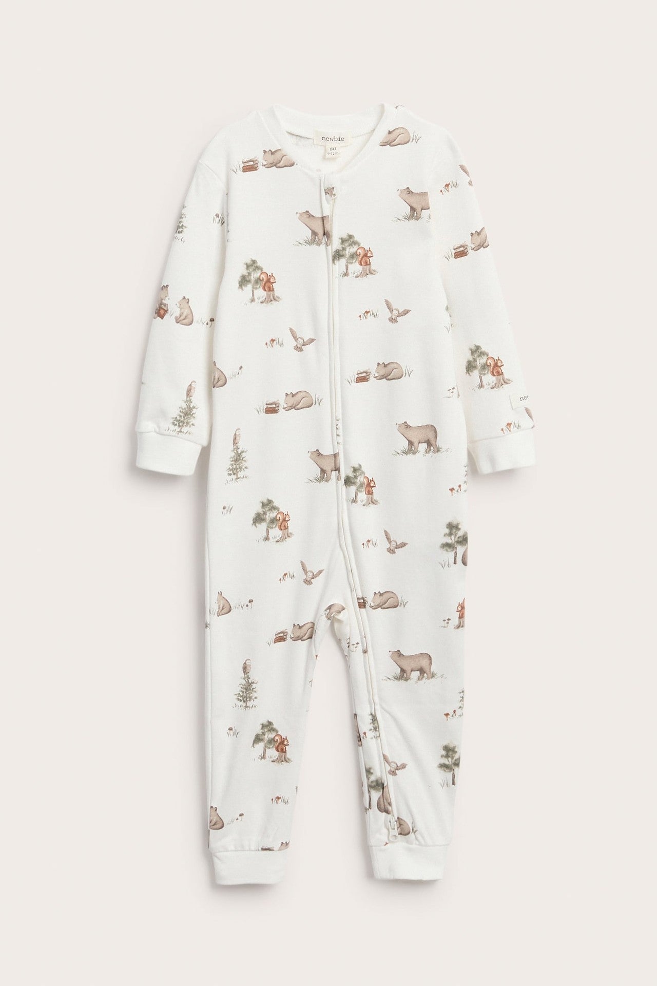 Baby pyjamas with forest animals