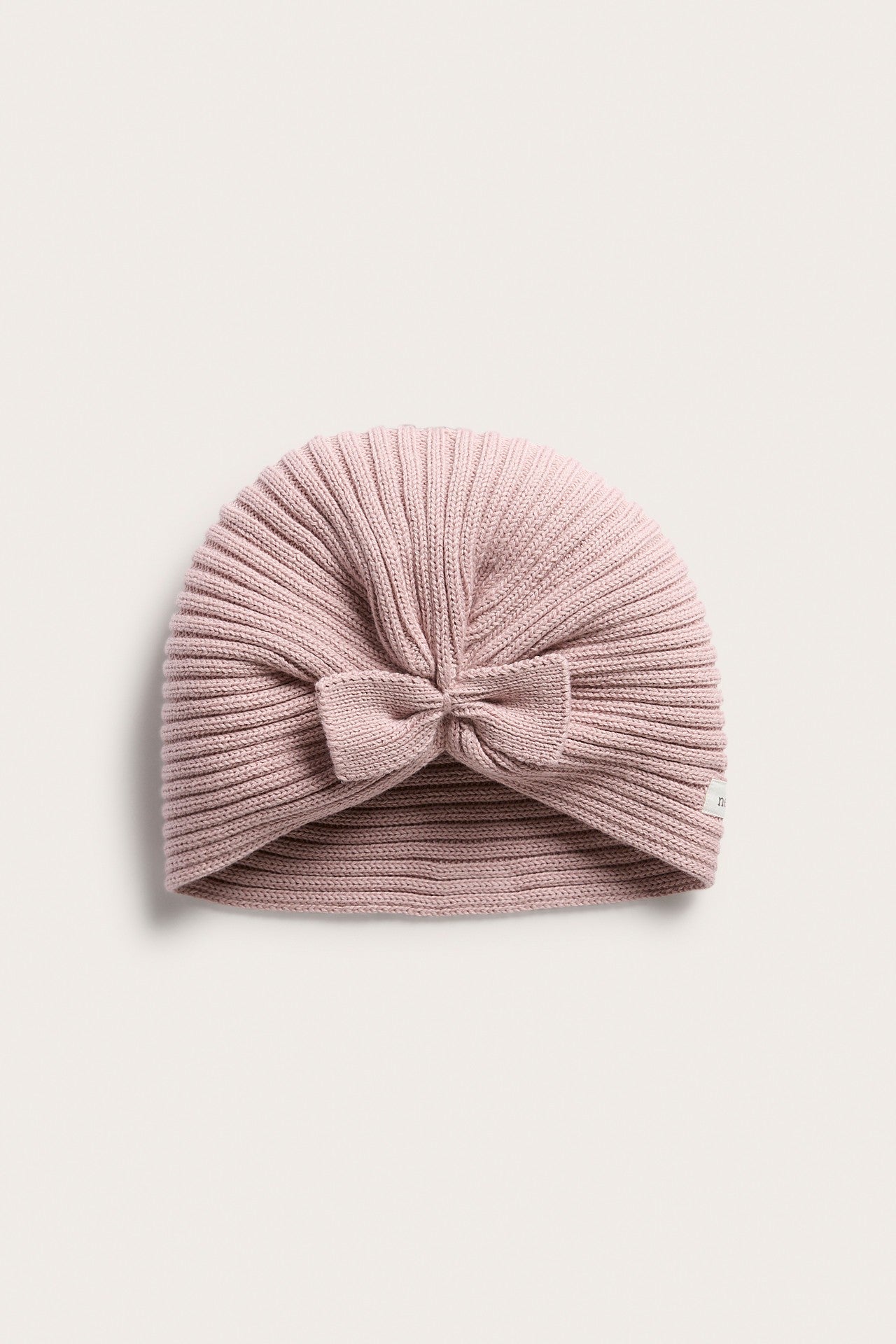 Baby & kids ribbed beanie with bow