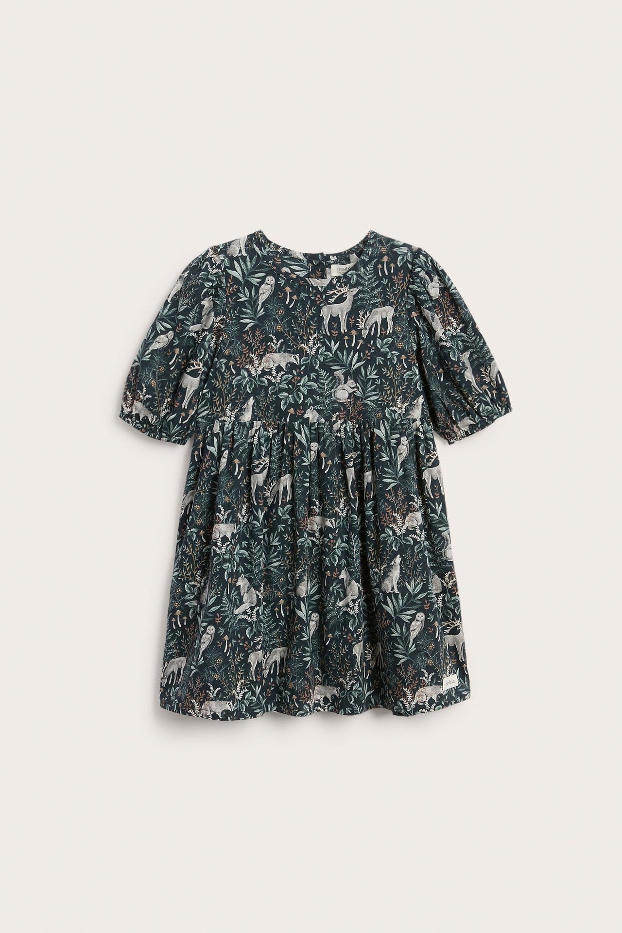 Kids dress with puff sleeves