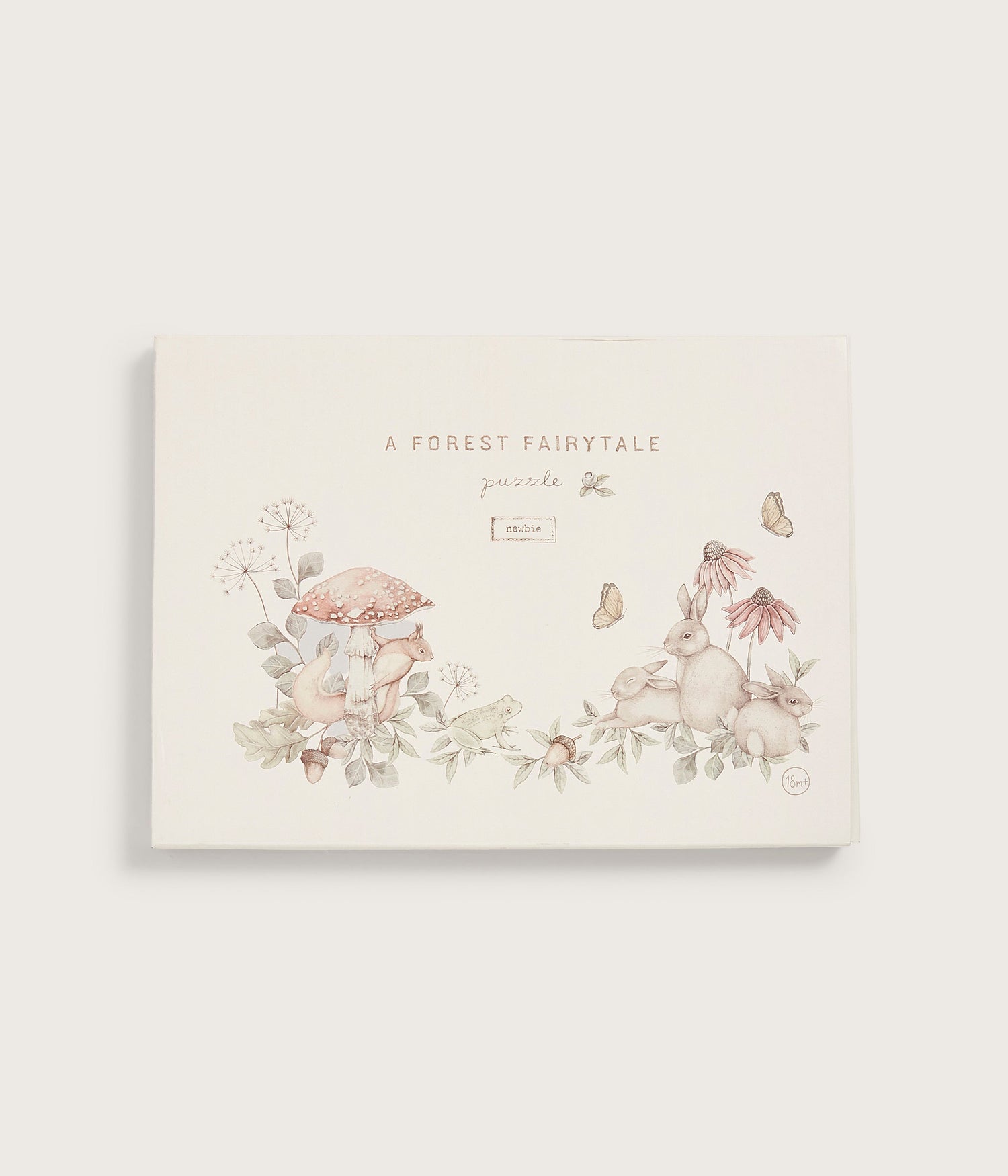 Wood puzzle forest motifs