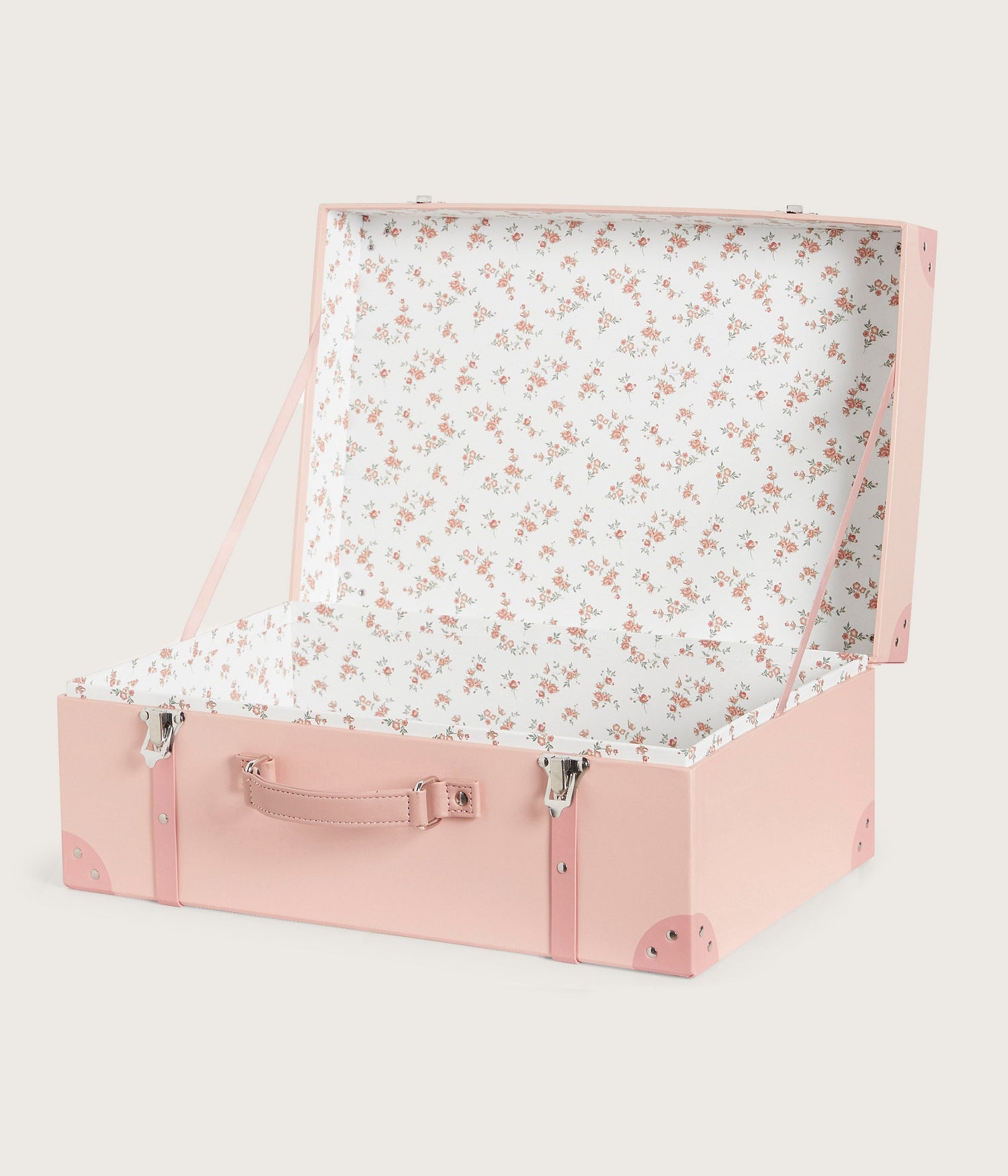 Pink cardboard storage bag